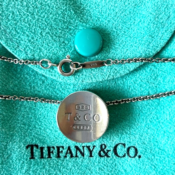 Tiffany & Co. 1837 Concave Disc Pendant Necklace - Picture 5 of 7